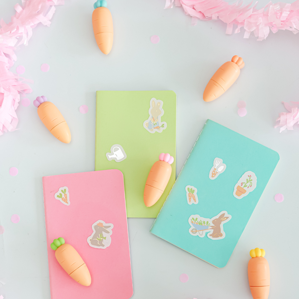 Bunnies In The Garden Carrot Marker Set