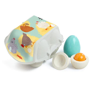 Wooden Eggs Play Food Set