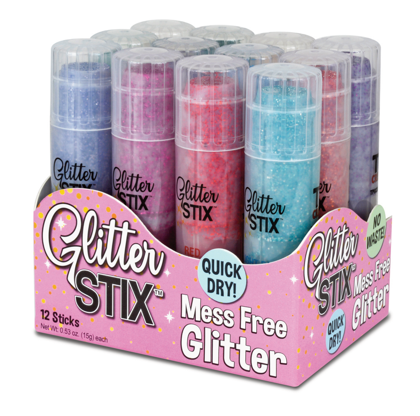 Glitter Stix - 12 Color Set