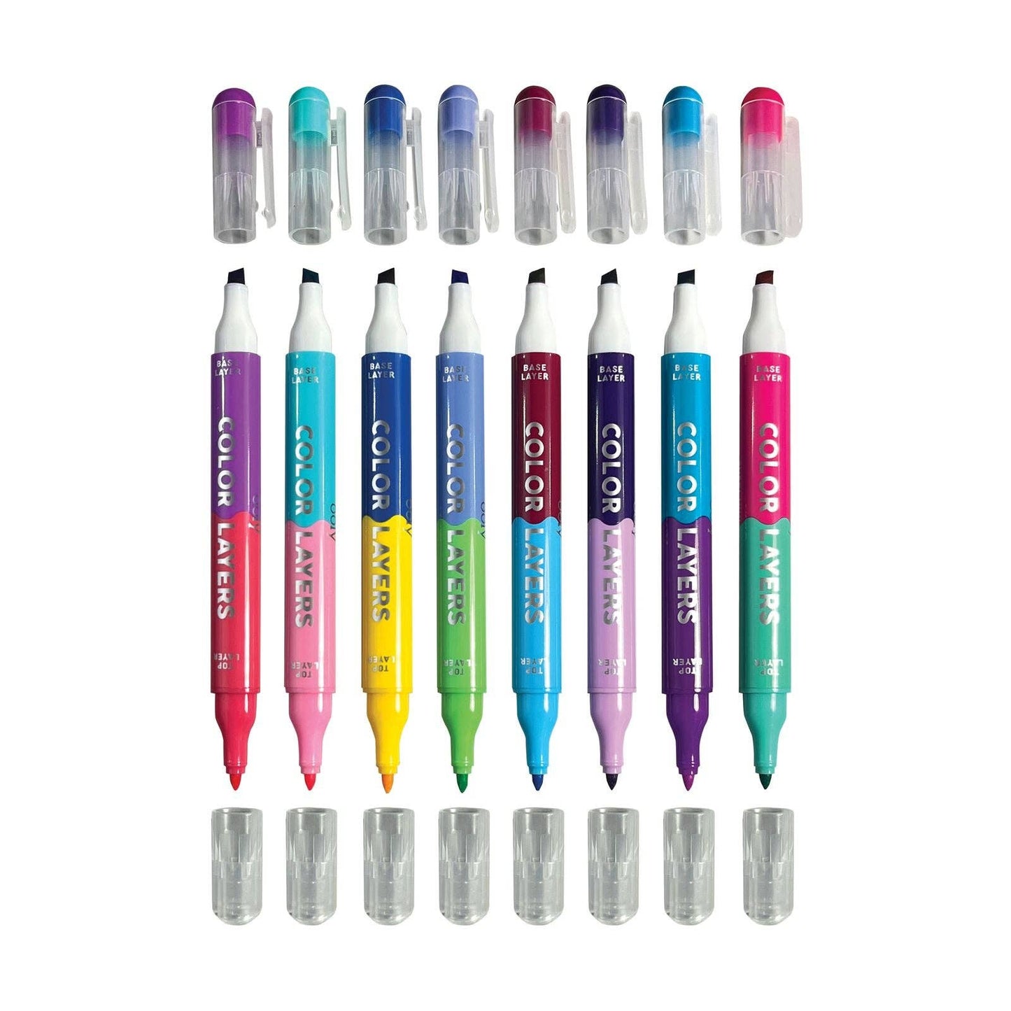 Double-Ended Layering Markers Set of 8
