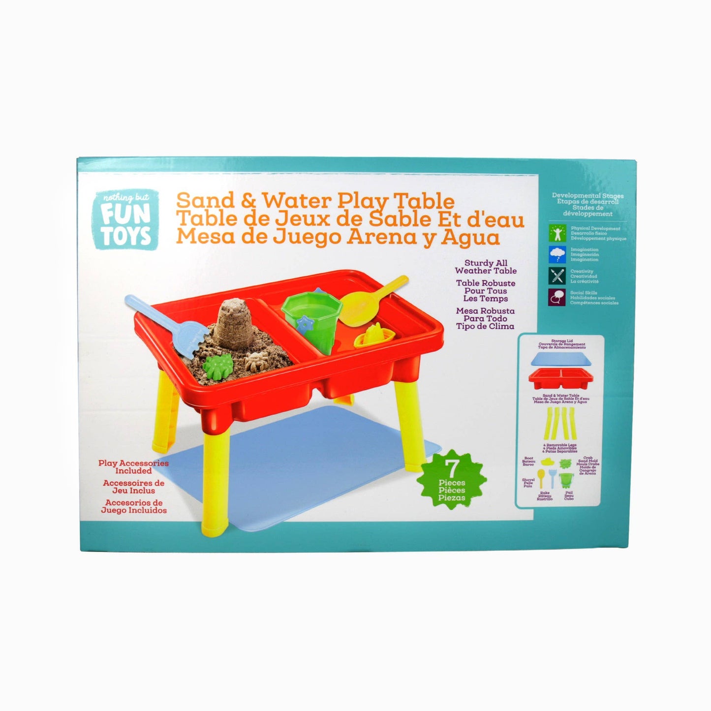 Sand & Water Sensory Play Table