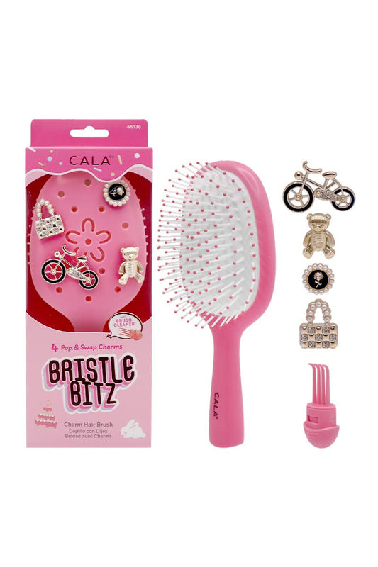 Hot Pink Charm Hair Brush