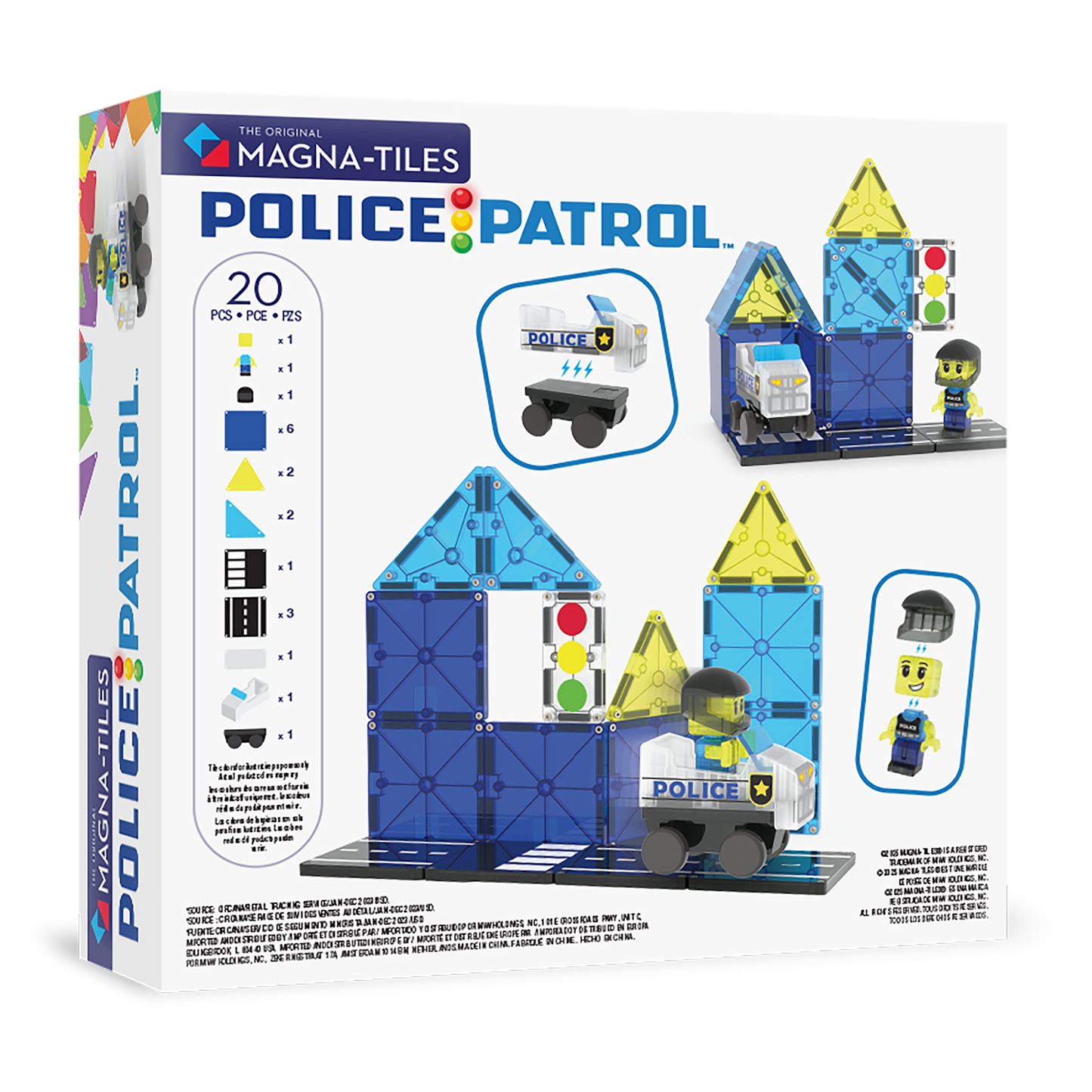 Magna-Tiles Police Patrol