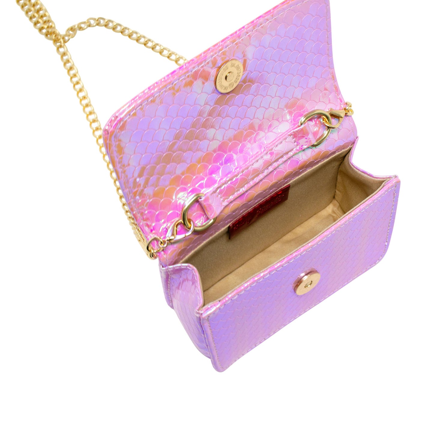 Mermaid Pearl Handle Seashell Bag: Blue