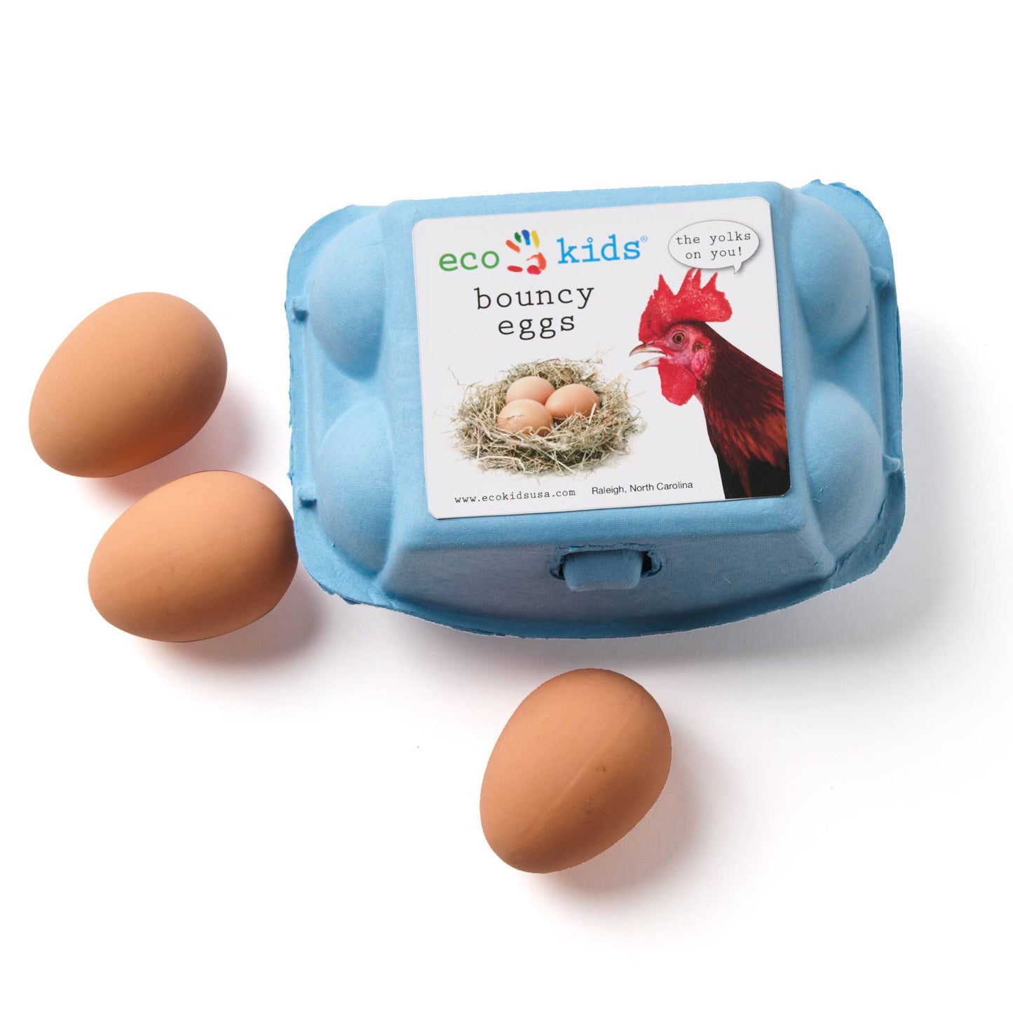 Bouncy eggs - case