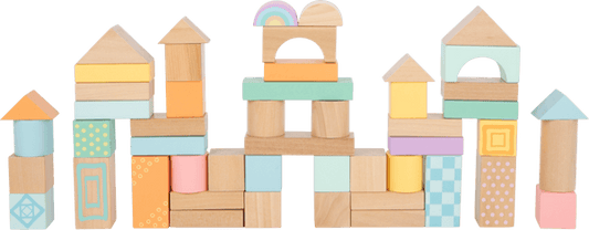 Small Foot Pastel Building Blocks 50 pc
