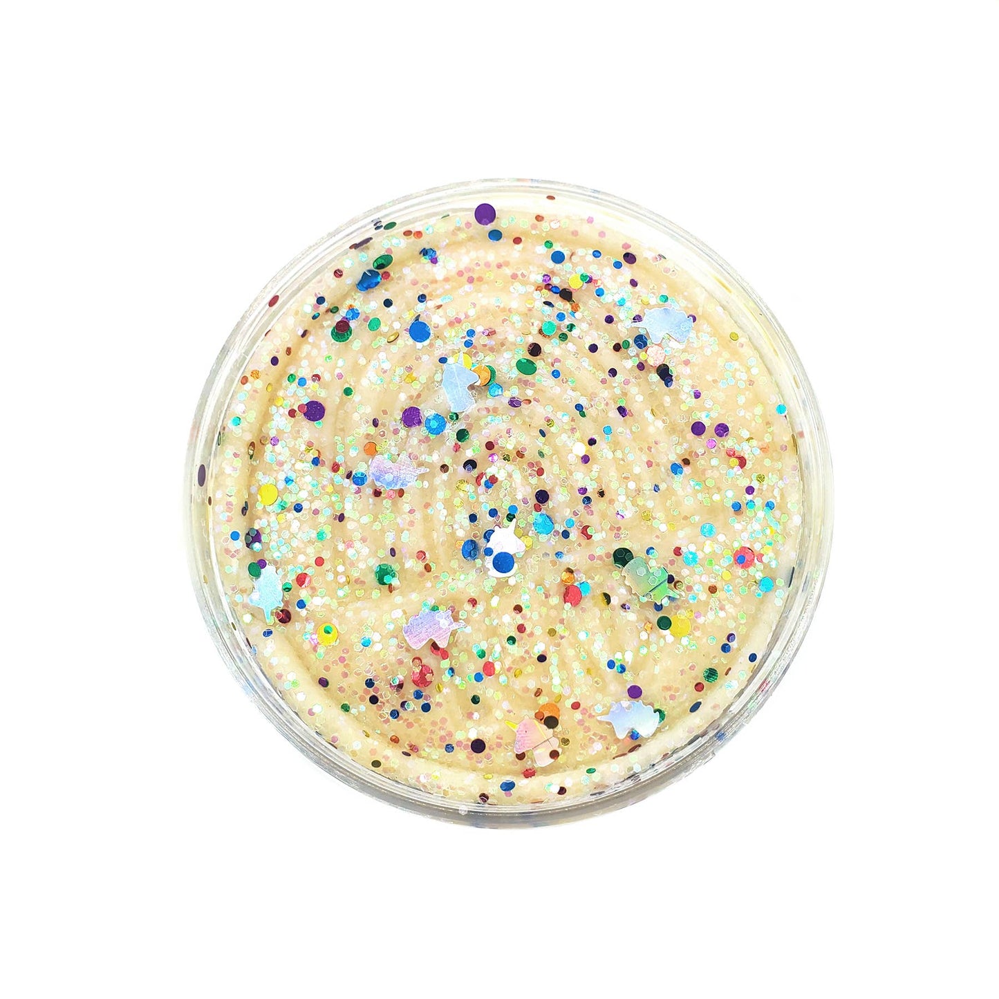 White Unicorn Rainbow Glitter