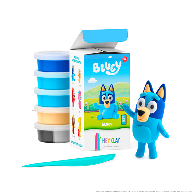 Hey Clay Single Bluey Character