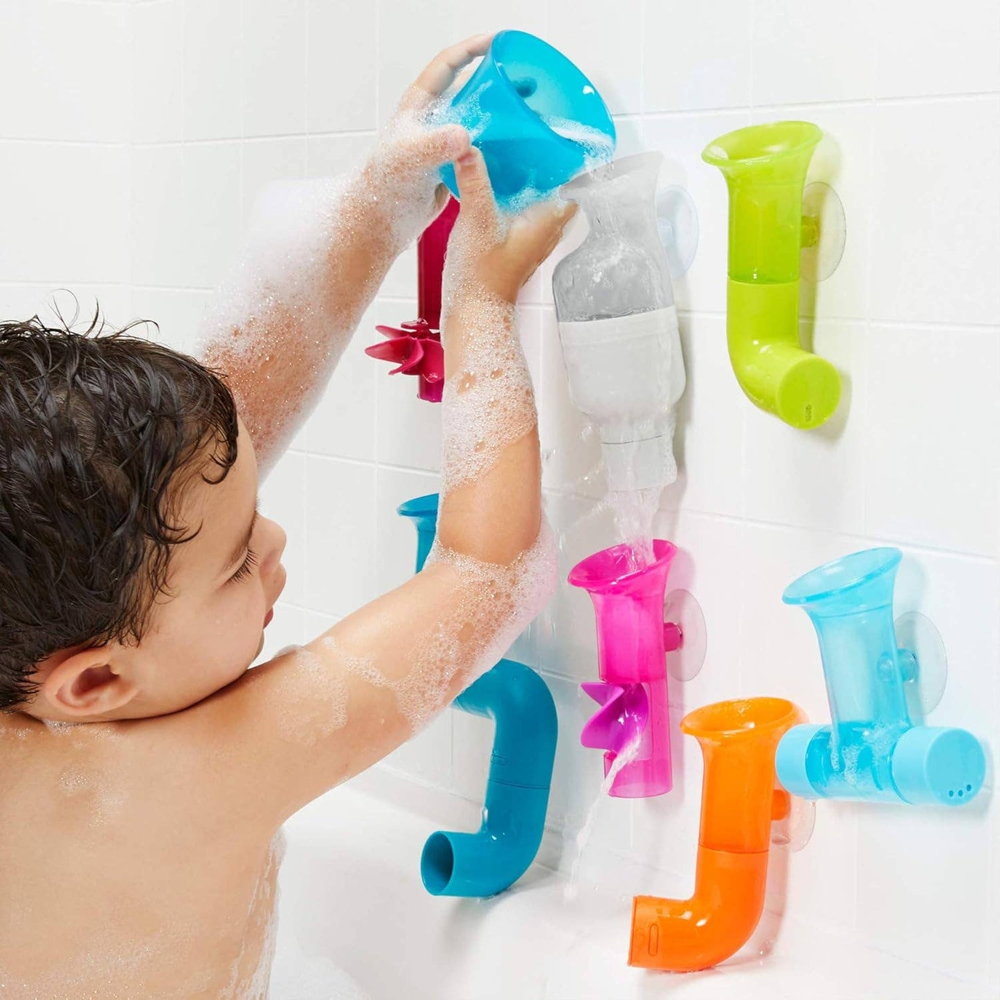 Boon Pipes, Cogs + Tubes Bath Toy Bundle