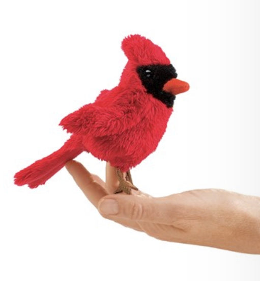 Finger Puppet- Mini Cardinal - Einstein's Attic