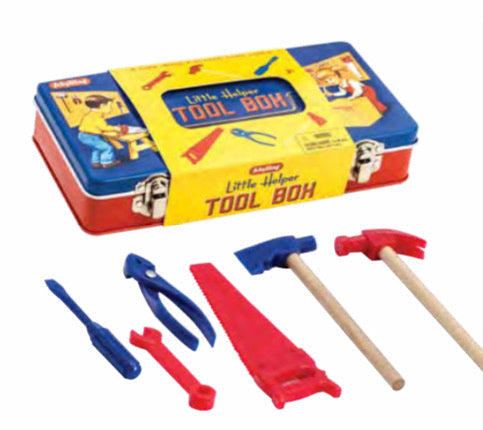 TIN TOOL BOX WITH PLAY TOOLS - Einstein's Attic