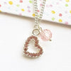 Diamante Heart Necklace