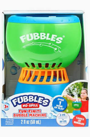 Fubbles No Spill Bubble Machine