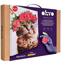 OKTO 3D modeling+painting kit "Cat Flower Crown"