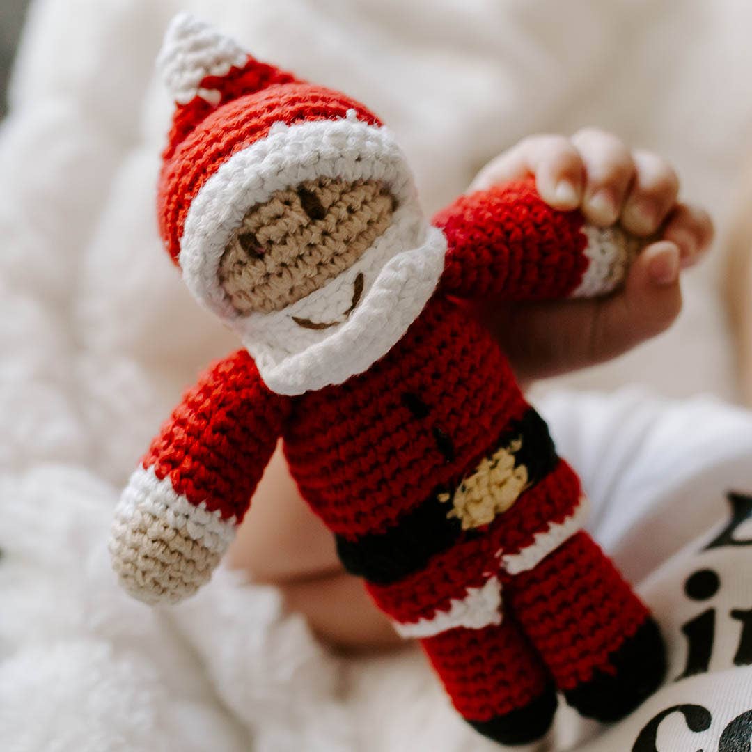 Christmas Rattle - Santa