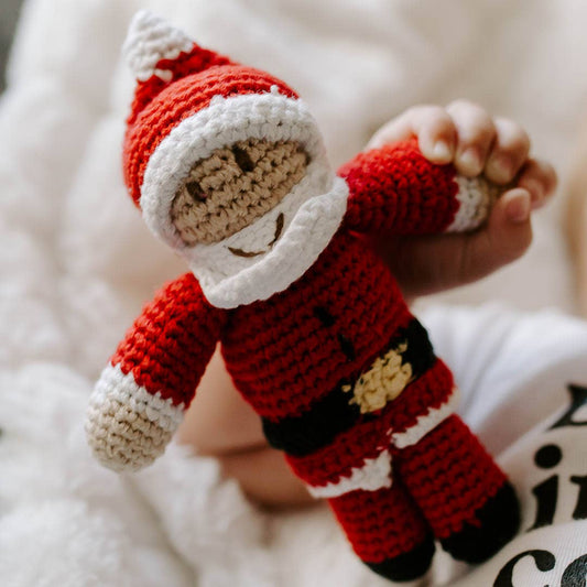 Christmas Rattle - Santa