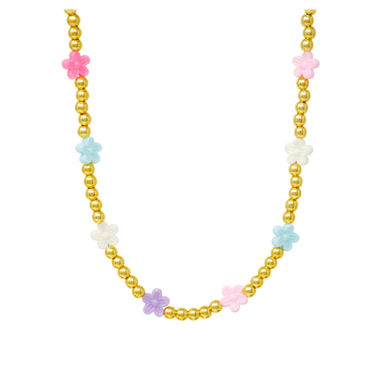Daisy Bead Necklace