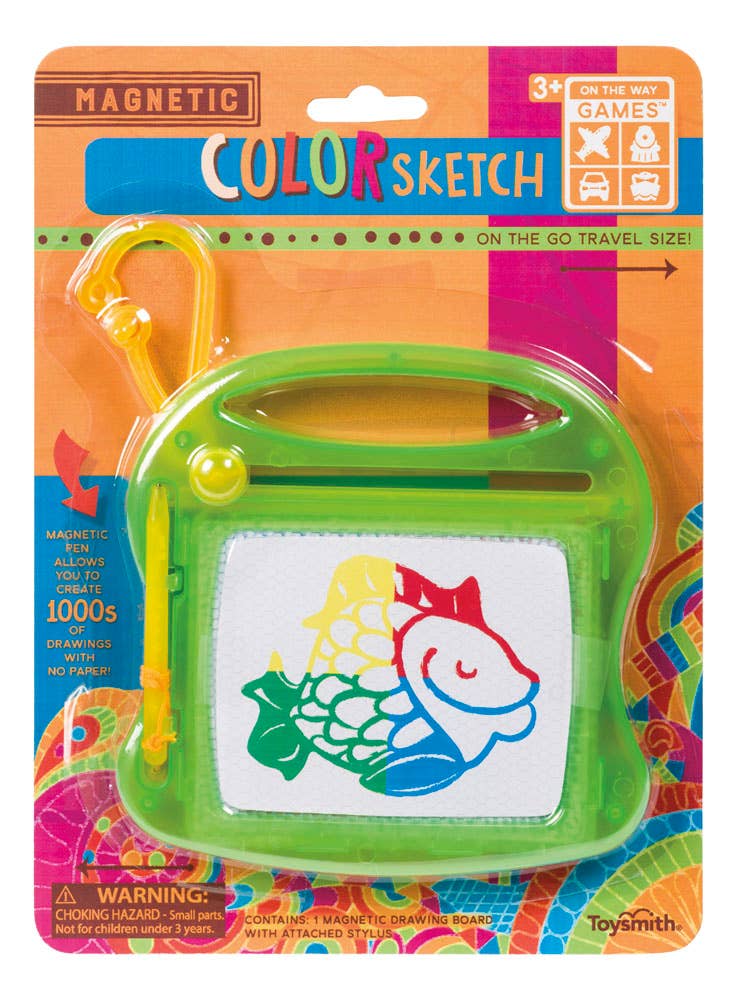 Magnetic sketch travel