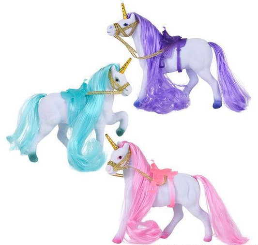 4.5" Flocked Unicorn