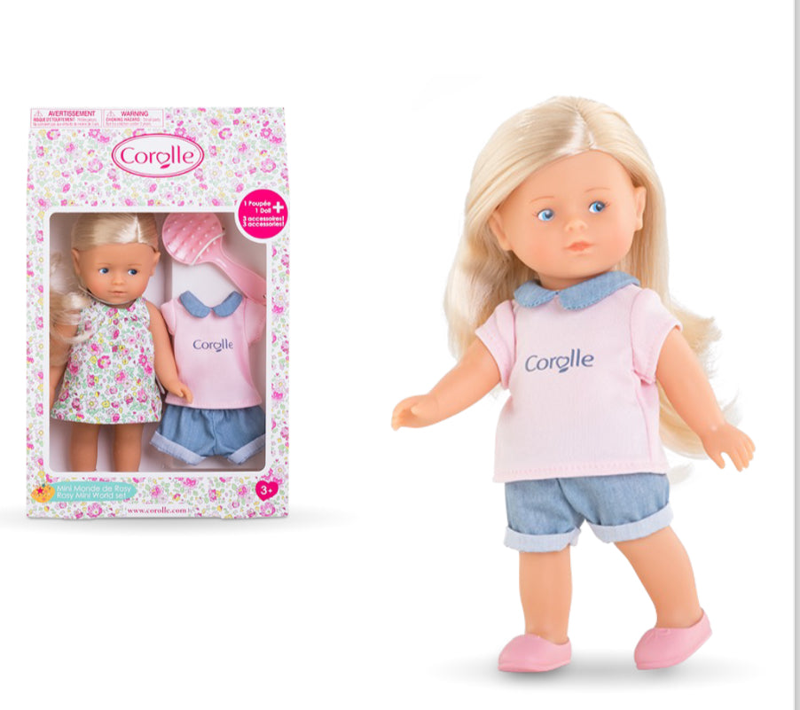 Corolle Mini Doll Corolline Rosy Gift Set