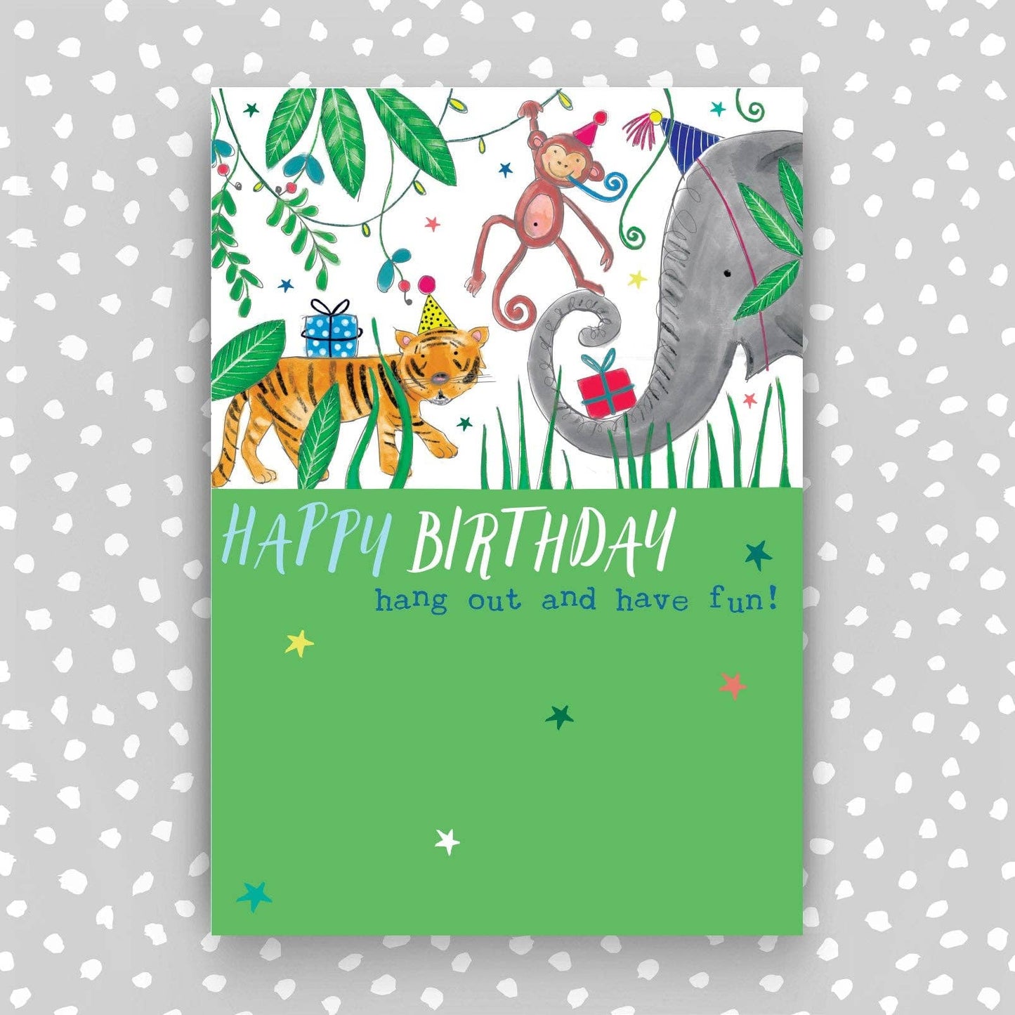 Children's Birthday Card - animal characters
