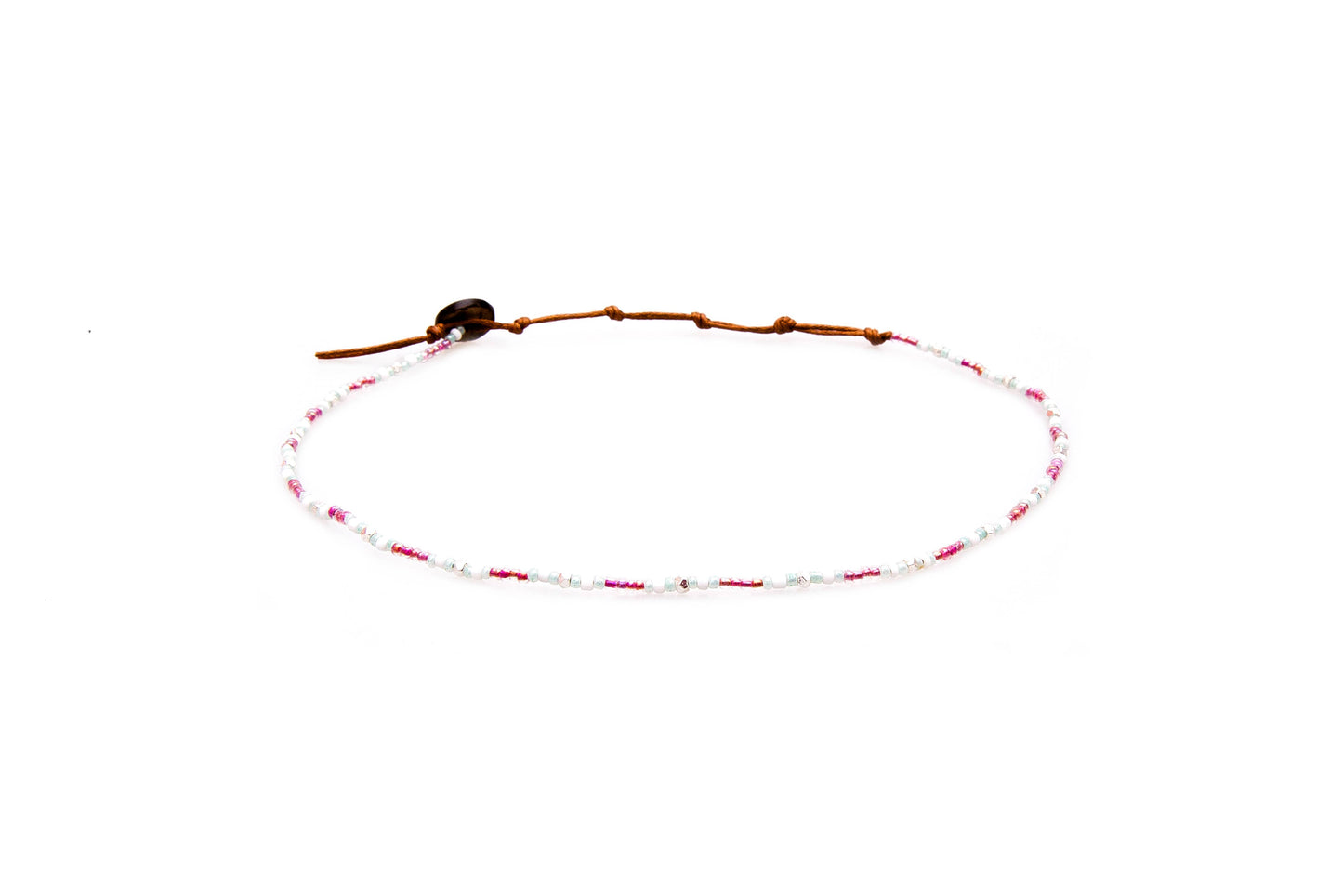 Watermelon Seed Bead Necklace