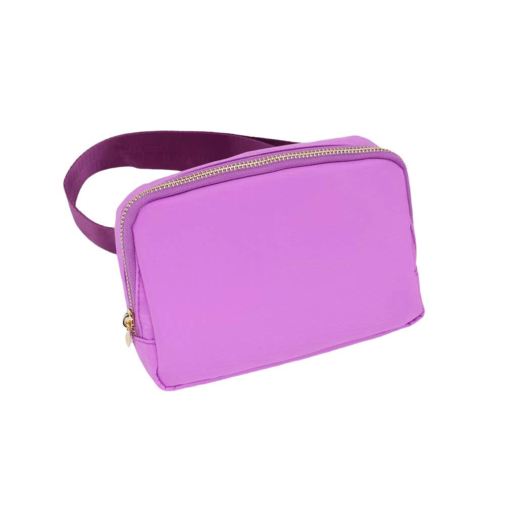Purple Fanny Waist Pack Belt Bag