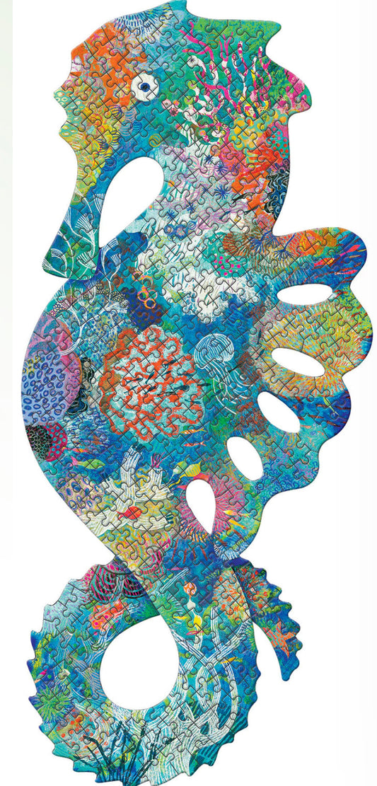 350pc Puzz'Art Shaped Jigsaw Puzzle Sea Horse