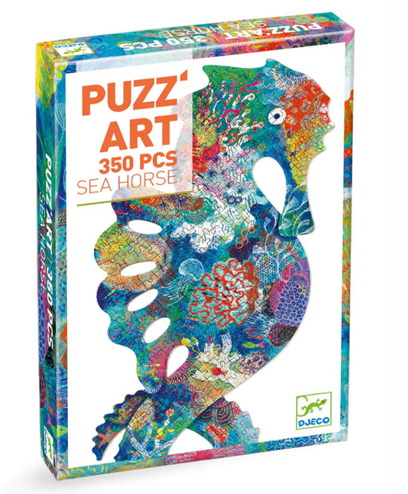 350pc Puzz'Art Shaped Jigsaw Puzzle Sea Horse