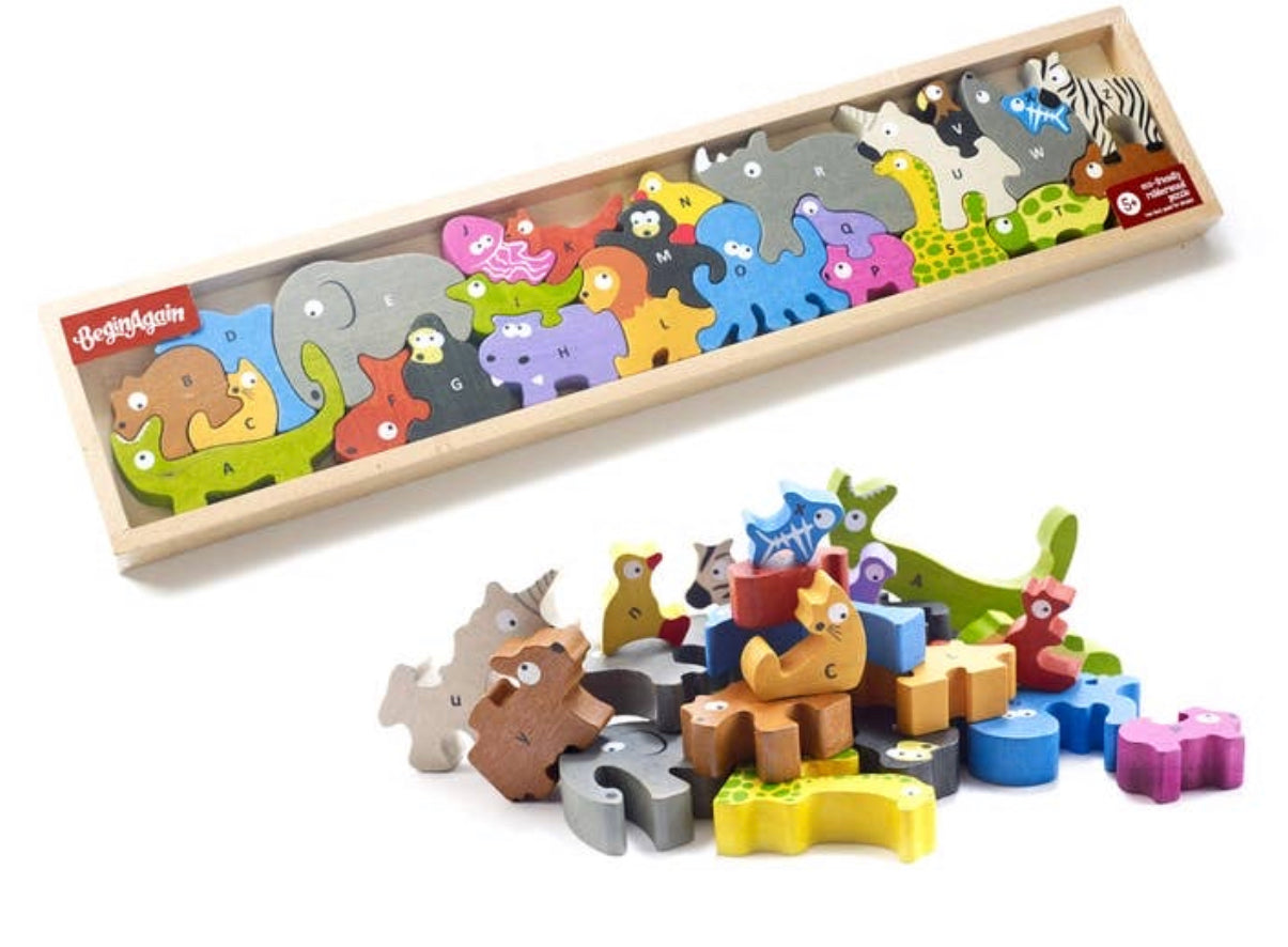 Wooden A to Z Puzzles - Einstein's Attic