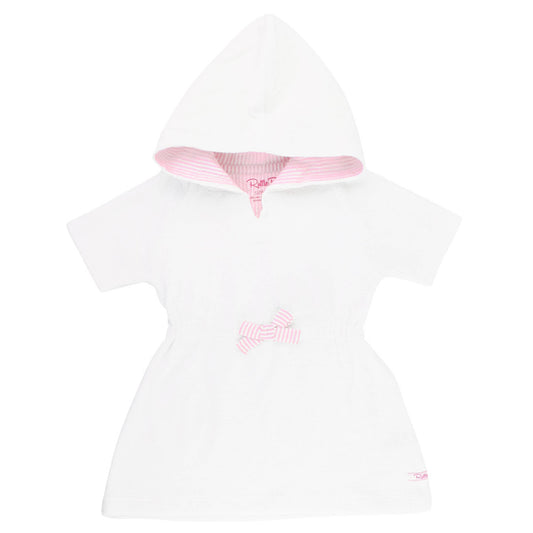 White Terry Cover-Up: 3-6m