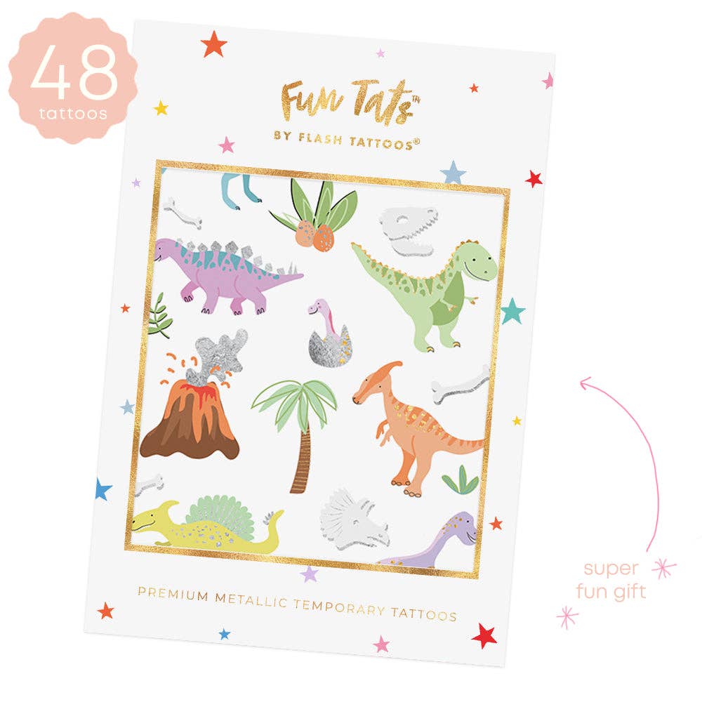 DINOSAURS Temporary Tattoo Pack