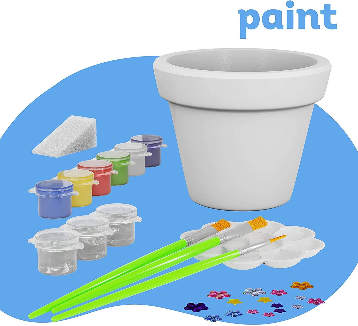 Cast, Paint & Plant Kit for Kids