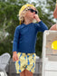 Jawsome Shark Swim Trunks: 12-18m