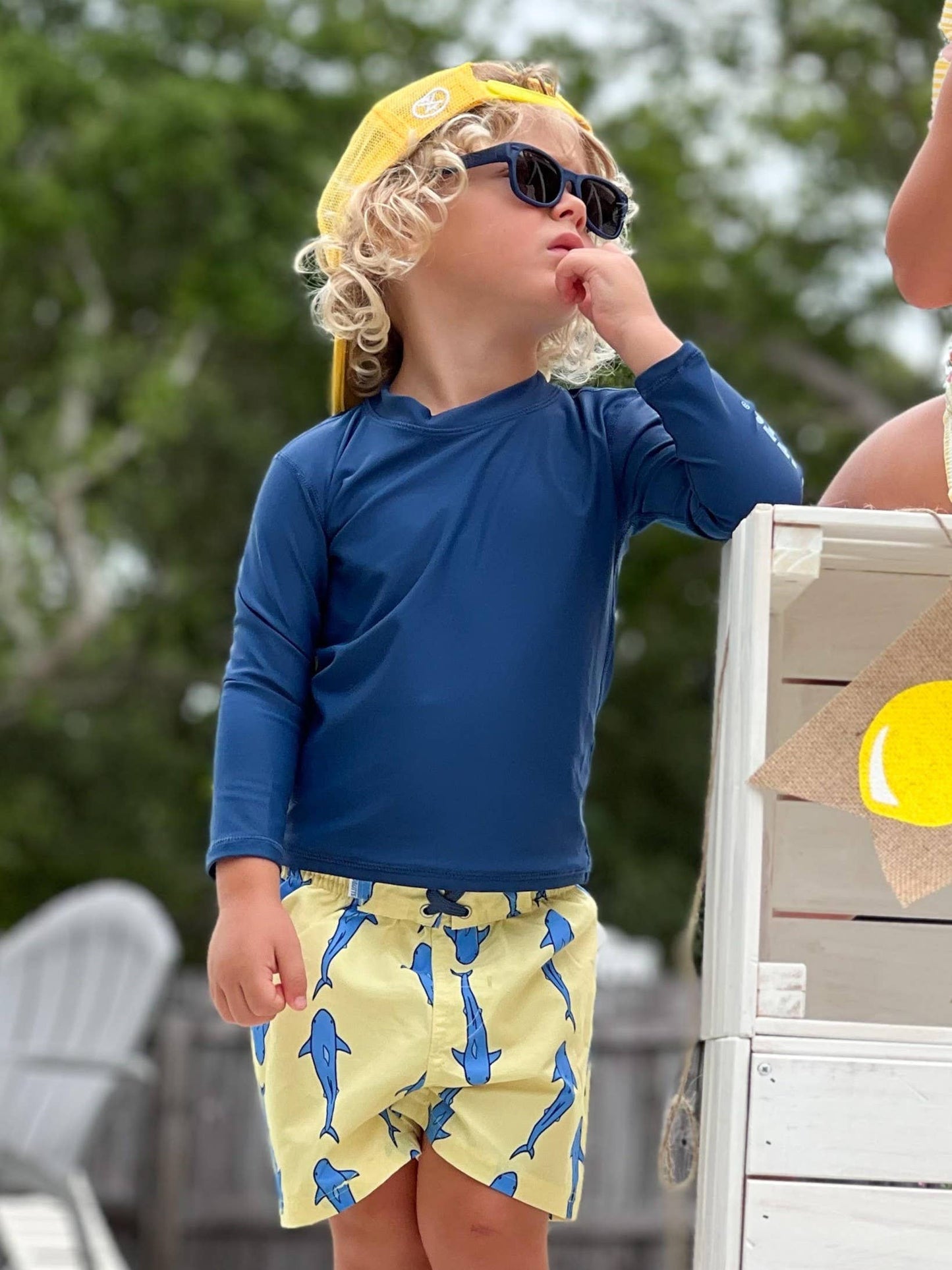 Jawsome Shark Swim Trunks: 6