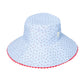 Cherry Gingham Reversible Sun Hat 3-6 Years