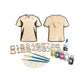 DIY Wooden Soccer Jersey Kit