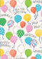 Birthday Balloon Pattern - Foil Card: Default Title