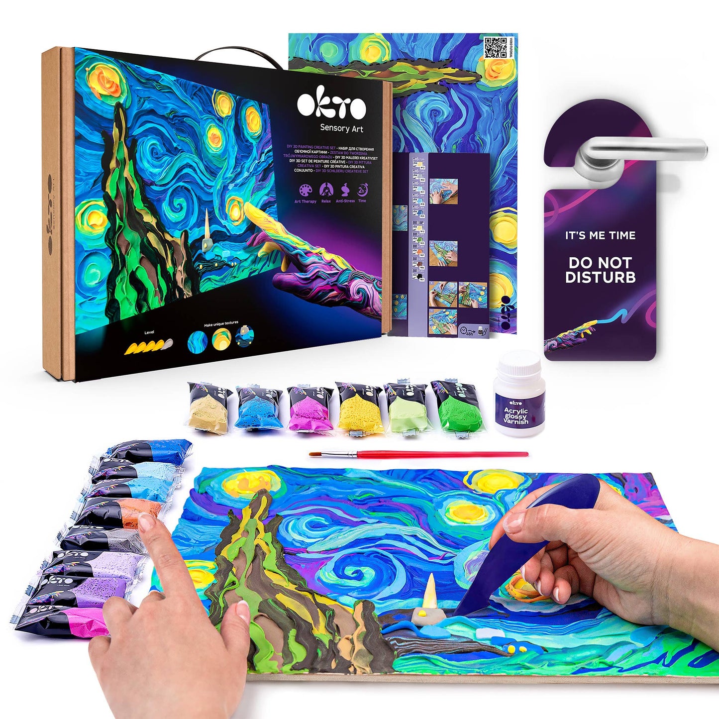 Sensory Art 3D Painting “Starry Night”