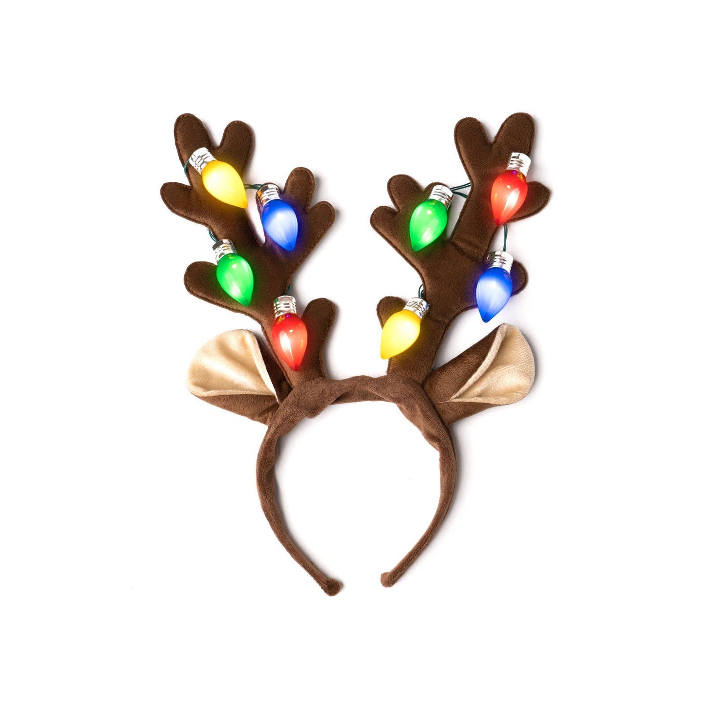 Jumbo Bulb Light Up Antlers Headband