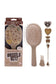 Chocolate Bristle Bitz Charm Hair Brush