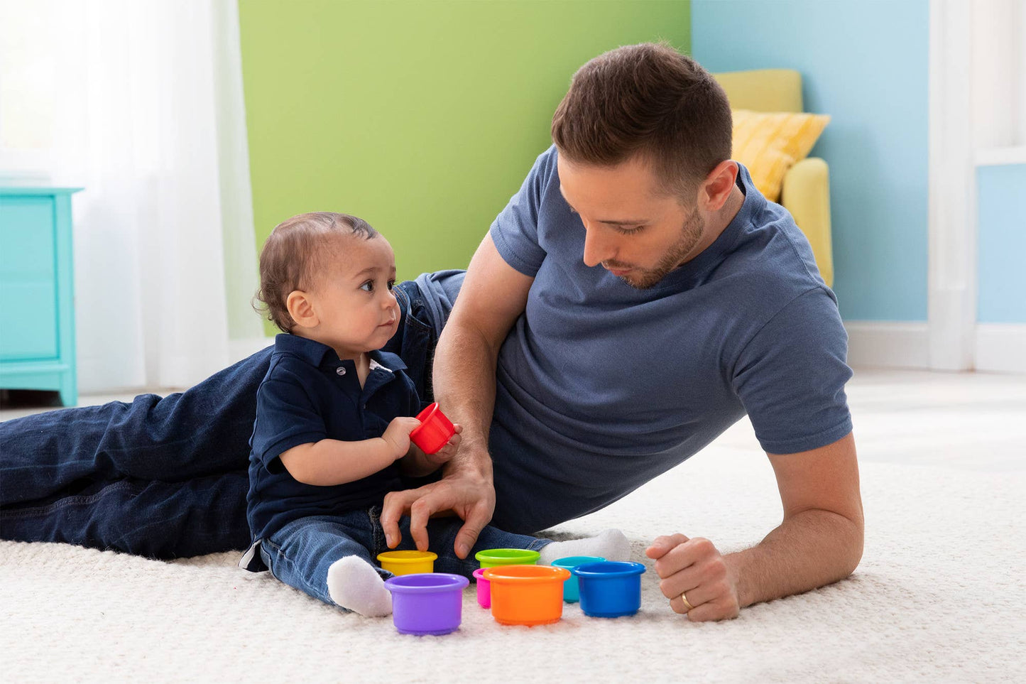 Lamaze Pile & Play Cups - Stacking Cups Toy