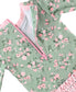 Tea Roses LS Rash Guard Swimsuit 12-18m