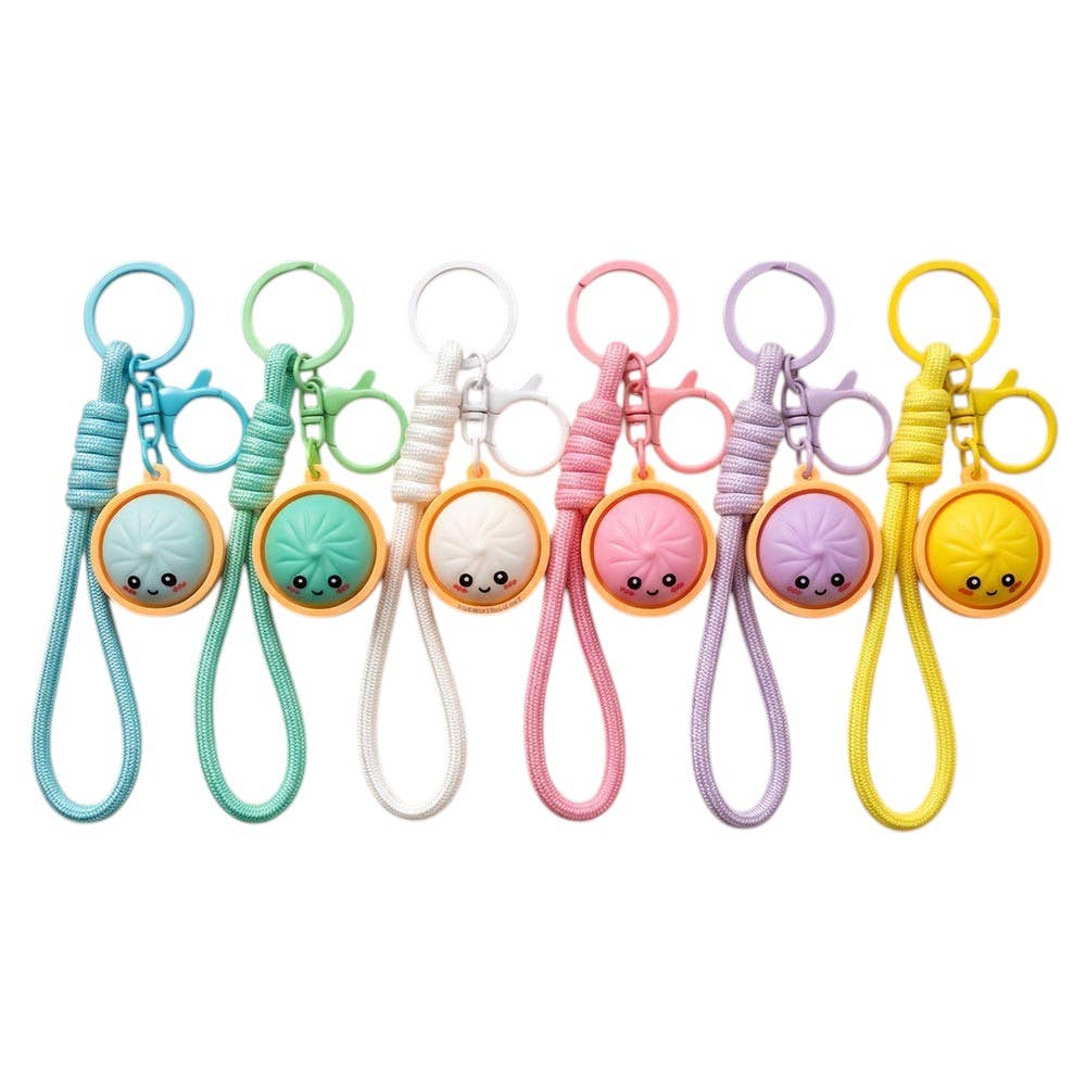 Bao Bun Dumpling Fidget Clicker Bag Charm