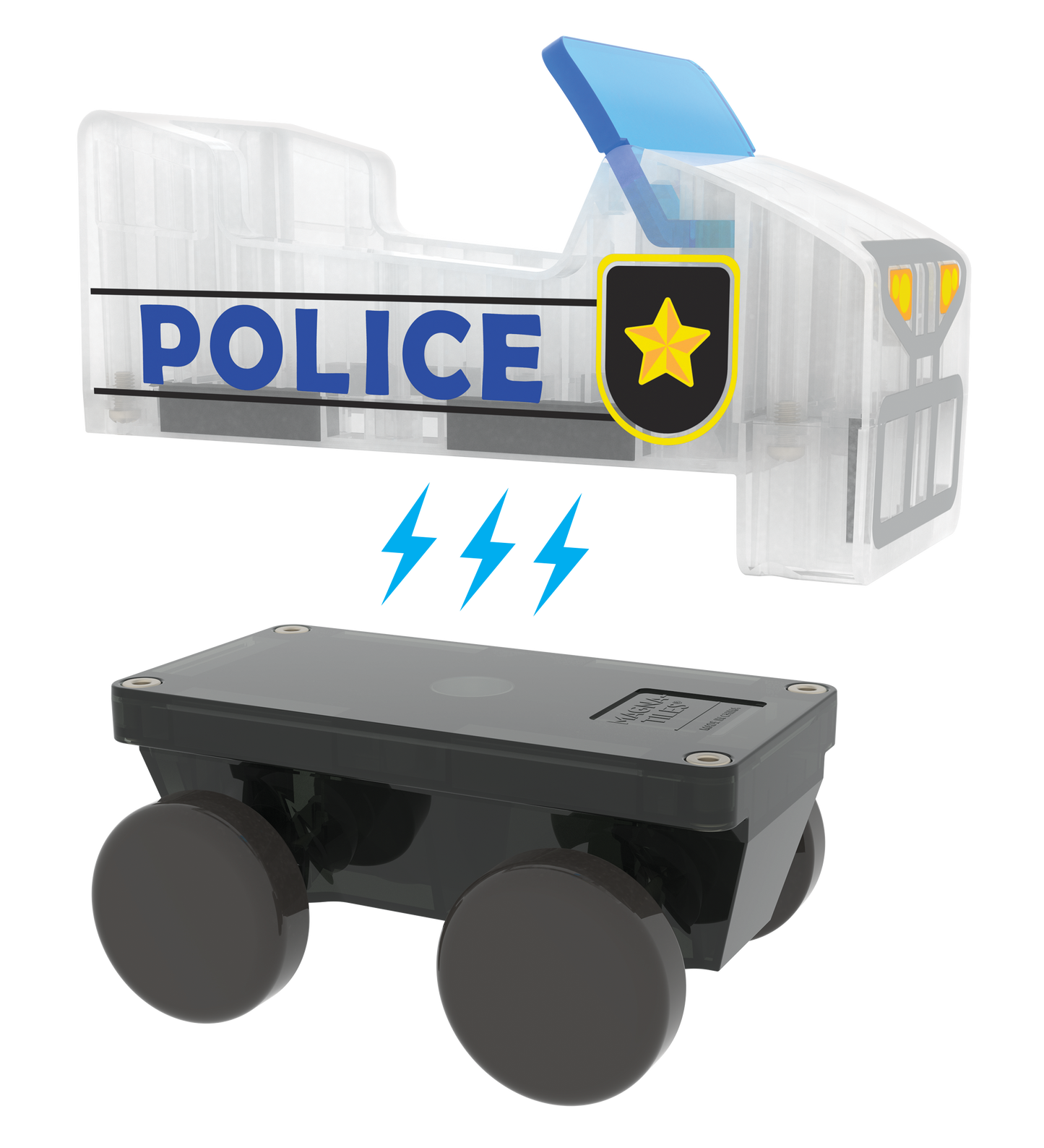 Magna-Tiles Police Patrol