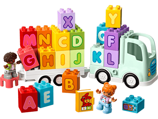 Lego alphabet truck