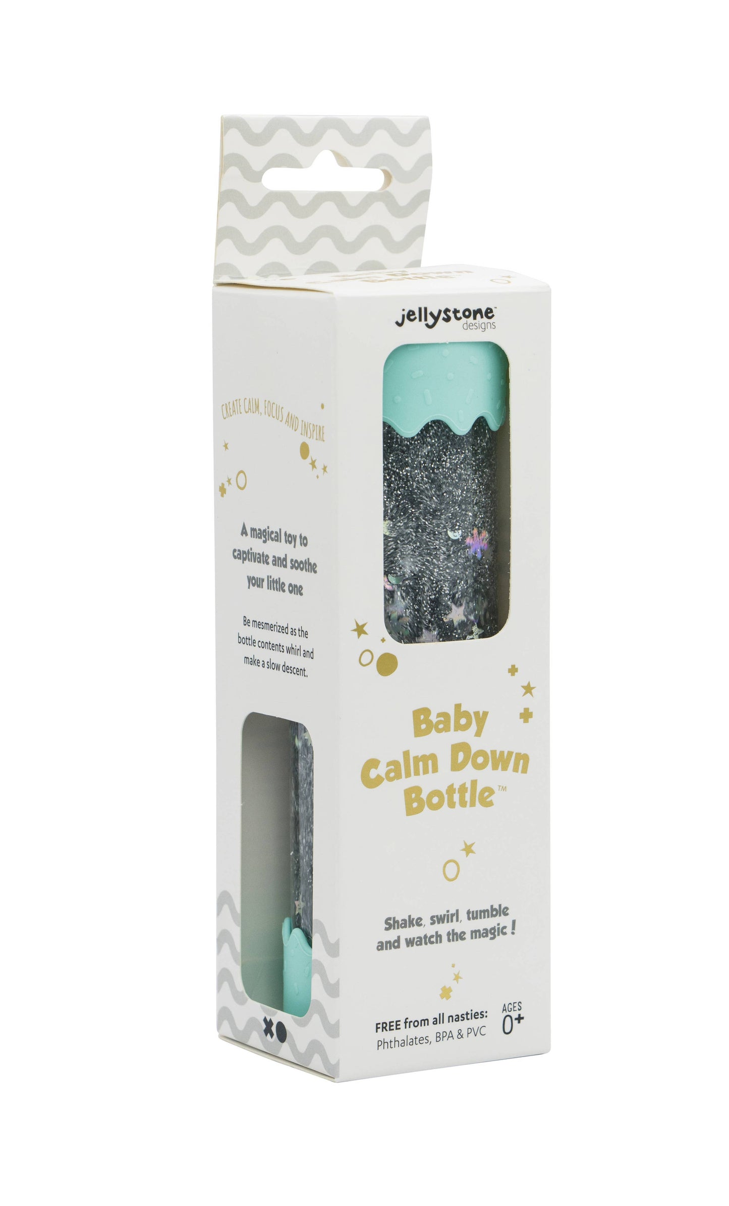 Baby Calm Down Bottle: Soft Blue
