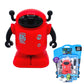 Tracerbot - Red. Inductive Robots Follow The Line You Draw