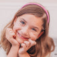 Thin Glitter Headband: Pink