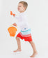 From Sea To Shining Sea Swim Trunks: 3-6M